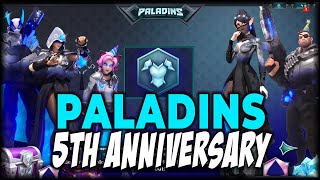 Free Skins, Giveaways and First reaction to the new anniversary Paladins Patch