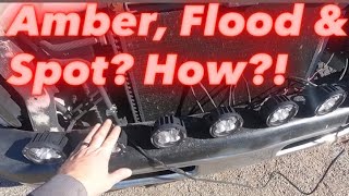 How to Wire the Walmart 3.5” Spot/Flood/Amber Lights (Type S - Elevate 3.5” LED Pods)