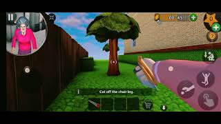 #scary teacher 3D games#cutting her swimming pool chair screenshot 5