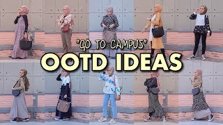 OOTD IDEAS 2019 #02 CAMPUS & CHILL OUTFITS | Seviq Febinita