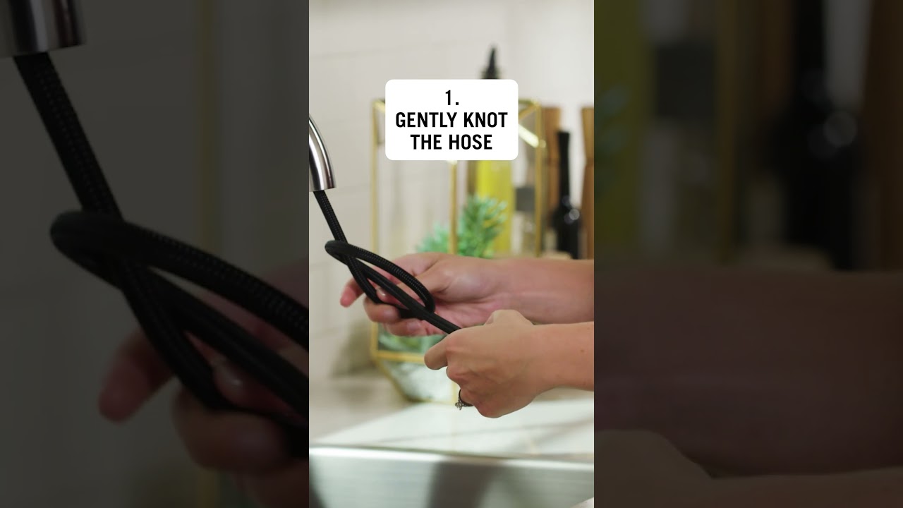 How to Clean a Kitchen Faucet Spray Wand