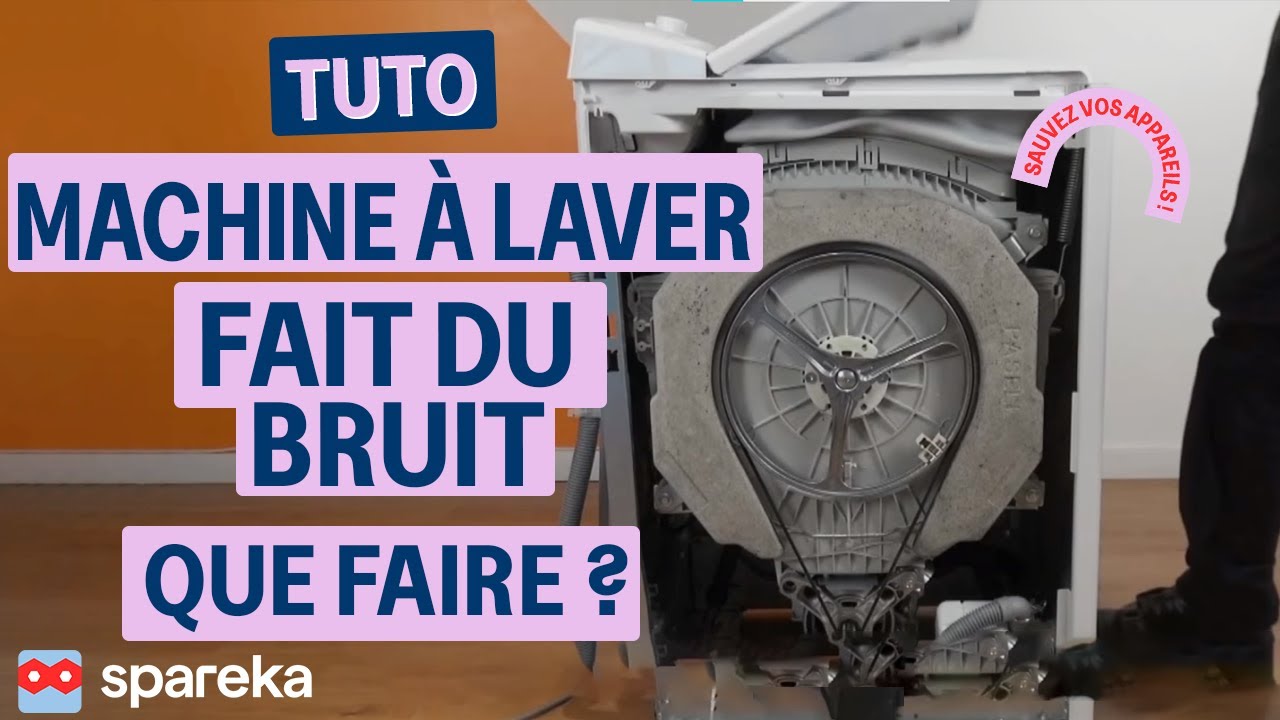 Pourquoi le lave-linge vibre et bouge ? - SOS Accessoire