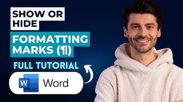How to Show or Hide Formatting Marks (¶) in Word [2025 Guide]