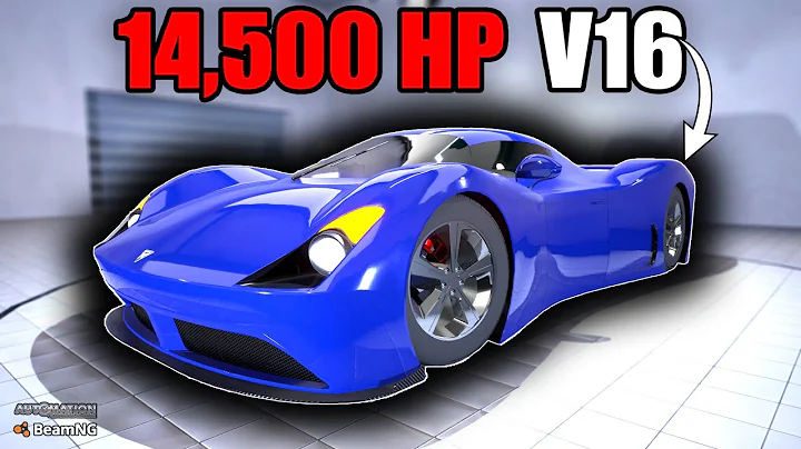 I Made The Most Powerful Car Ever! | Automation The Car Company Tycoon Game & BeamNG.drive