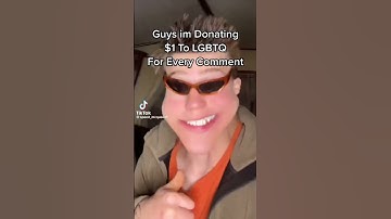 Donating 1$ to the LGBTQ for every comment