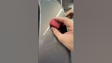 SIMPLE TRICK AND TOOL TO REMOVE CLEAR COAT RUNS #car #automobile #paintlife #satisfying #paint