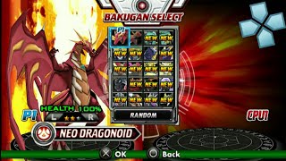 All Character Bakugan Battle Brawlers - Defenders Of The Core + Save Data Ppsspp Emulator - Youtube