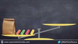 Solving Linear Equations Visually - Sour Patch Kids - Task 1, Act 1