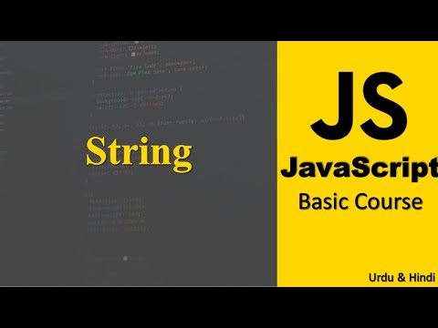 String in JavaScript | JavaScript Course in Hindi
