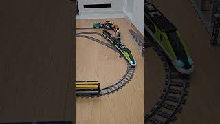 Triple Switch Merge Three Lego Trains On One Track