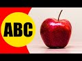 FRUITS AND VEGETABLES Alphabet - Fruits and Veggies Names Lesson for Kindergarten