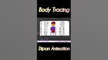 charecter tracing in adobe animate// Dipan Animation #2danimationtutorial #adobeanimate #tutorial