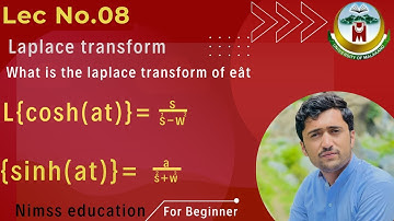 Proof of laplace transform of L{sinhat} | L{coshat}|Laplace transform of hyperbolic function|