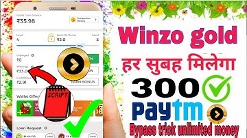 Hindi Winzo gold App Unlimited refer Trick ( 100+500 Unlimited money) Bypass trick 100% Rahul tech💰
