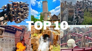 Top 10 Attraktionen Phantasialand 2023 [Doku]