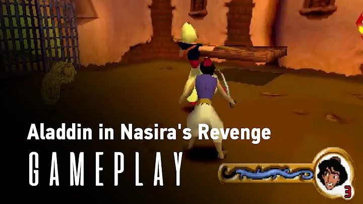 Aladdin in Nasira's Revenge Playstation 1 Gameplay