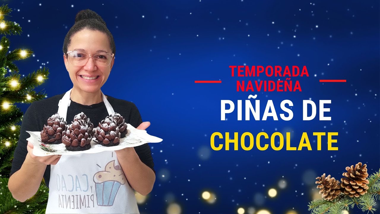 Piñas de chocolate | Recetas de Navidad - YouTube