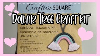 Testing out a Dollar Tree Craft Kit