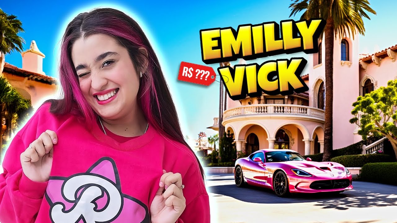 ASSIM É A VIDA LUXUOSA DE EMILLY VICK DOS ROSA