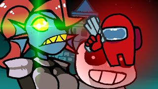 AMONG US VS UNDYNE || ANIMATION