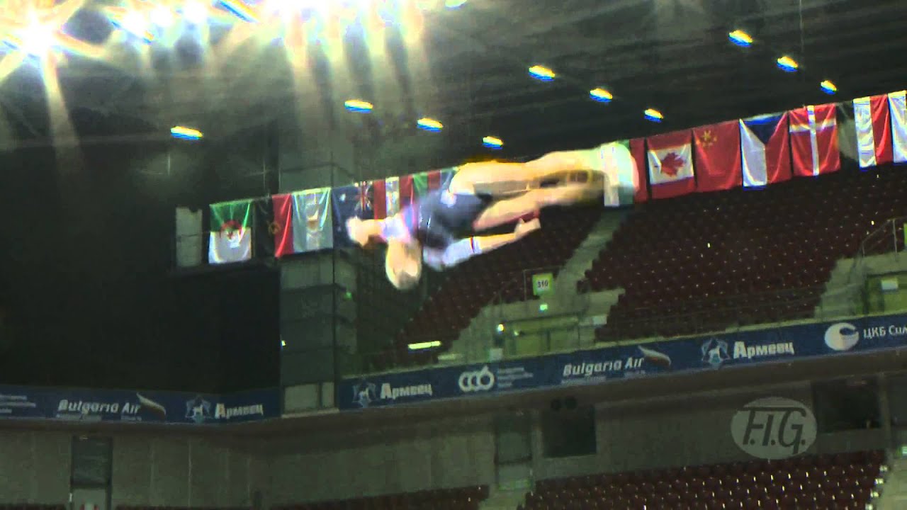 Laura GALLAGHER (GBR) -- 2013 Trampoline Worlds, Qualifications