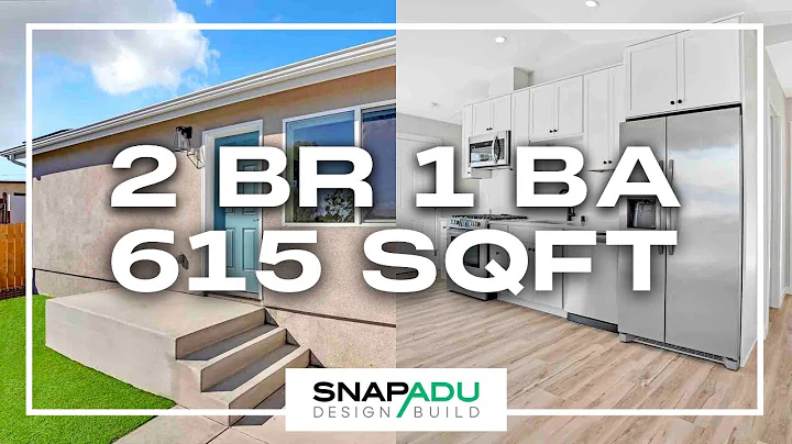 Rental ADU Tour - 2BR 1BA - 615 sqft - San Diego, CA - Snap ADU