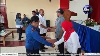DISTRIK ABEPURA DIPERSIAPKAN DASAR MEMADAMKAN API BANTU DAMKAR KOTA JAYAPURA