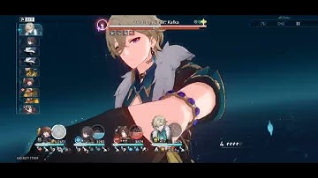 2.7 MOC : Node 1 (1 Cycle) E6 Sushang + E6 Aventurine Duo VS Kafka (E3 Ruanmei, E1 Fugue)