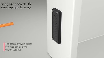 Icotek || Tấm đầu vào cáp nhiều cáp IP65 KEL-DPR