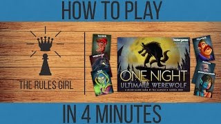 How to Play One Night Ultimate Werewolf in 4 Minutes - The Rules Girl screenshot 3