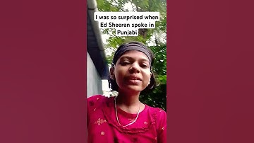 Thumbnail of I was surprised when Ed Sheeran spoke in punjabi #song #funny #spotifyindia #punjabimusic #viralsong