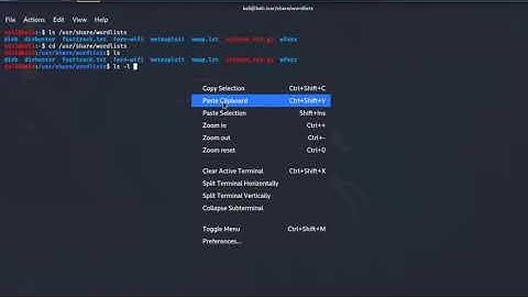 How to unzip and use rockyou.txt in kali linux...