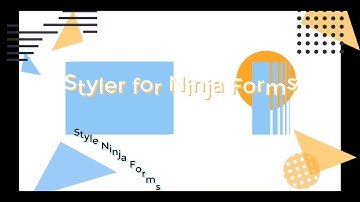 Style Ninja Forms without CSS
