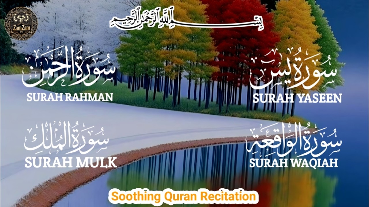 Surah Yaseen Must Listen for Heart and Mind Peace Surah Rahman Surah Waqiah Surah Mulk
