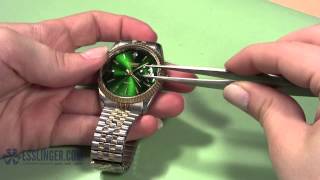 How to Attach a Watch Crystal Magnifier - YouTube