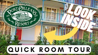 Disneys Port Orleans Resort French Quarter | Quickest Room Tour 2023