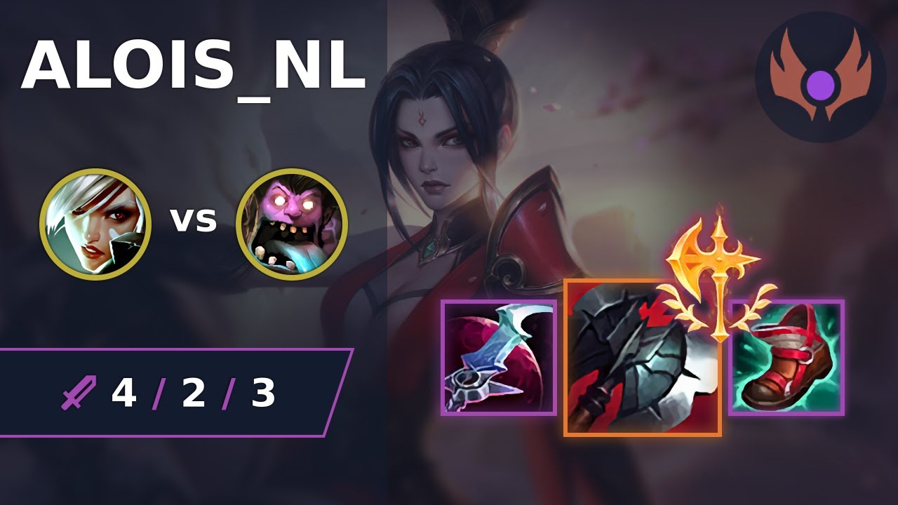 [ Alois_NL ] Riven TOP vs Dr. Mundo | KR MASTER | LOL Season 2024 - YouTube