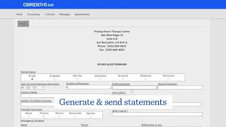 CarePaths EHR - Billing & Claims Features