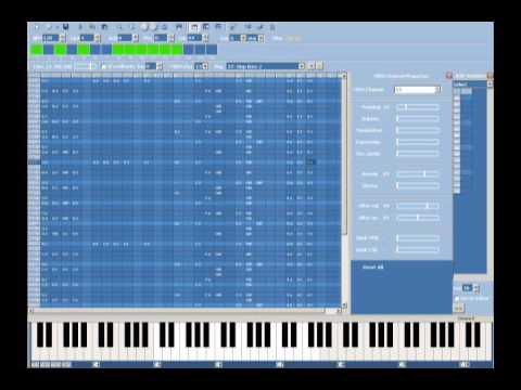 MIDI Tracker - MIDI Music Example #003 - Live recording