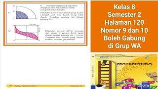 Kelas 8, Semester 2, Halaman 120, Nomor 9 dan 10