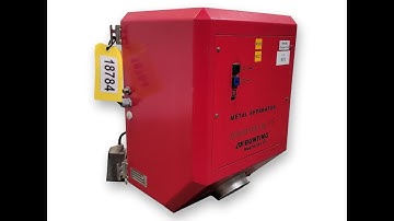 Used Bunting Quicktron Mesutronic Metal Detector Separator ON 3.4 R 100