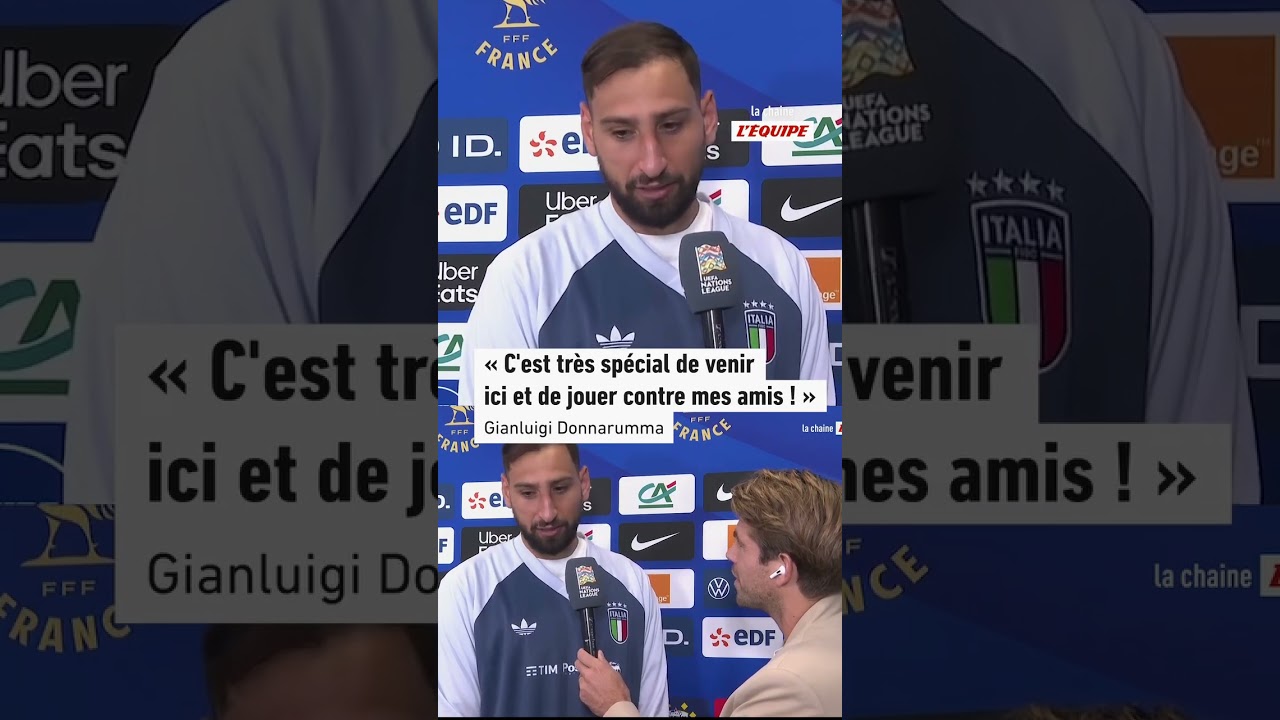 🤩 Avec 7 arrêts sur les 8 tirs cadrés des Bleus, Donnarumma a fêté son retour en France