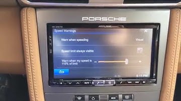 Alpine INE W957HD Navigation System Demo Porsche PCM Upgrade Package Navigation Bluetooth Sirius