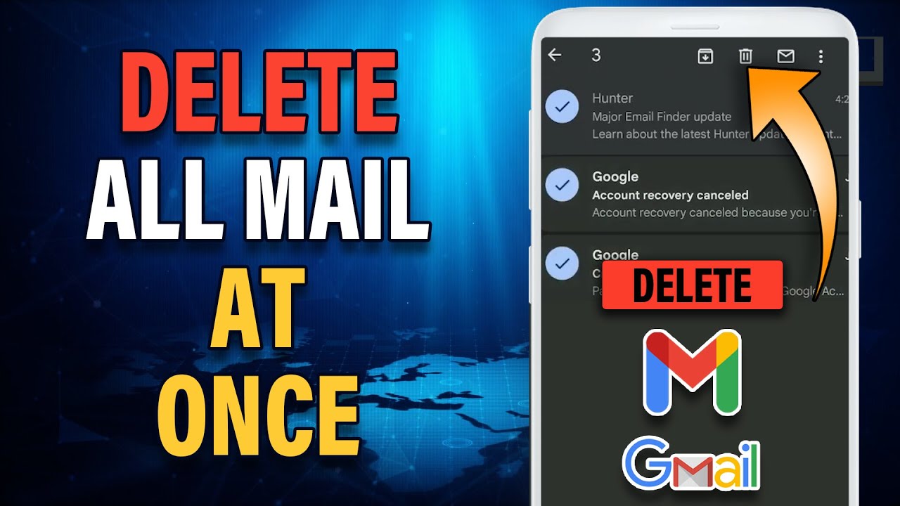 How To Delete All Mails In Gmail At Once | Delete All Gmail Messages At Once In Mobile Phone