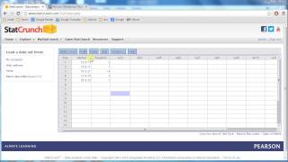 3.3 Compute standard deviation from data using Excel and StatCrunch