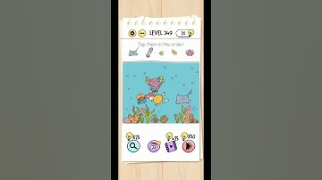 Brain Test Level 349 Walkthrough