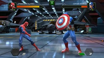 Marvel Contest Of Champions Android Walkthrough - Gameplay Part 1 - Spiderman vs Captain America