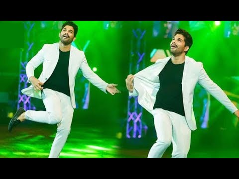 Allu Arjun over Action on Stage