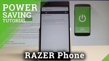 How to Use Battery Saver in RAZER Phone - Power Saving Mode |HardReset.Info
