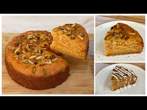 Moist Carrot Mawa Cake In kadai | Gajar Mawa Cake | No Oven, No Eggs, No Condensed Milk Mawa Cake | Anyone Can Cook with Dr.Alisha